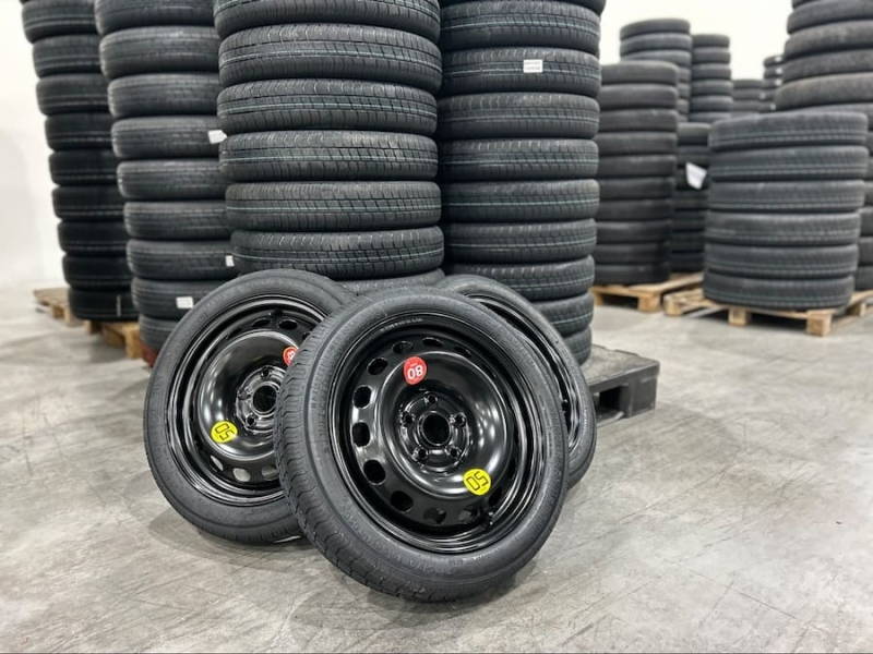 Använd reservhjul typ 5x112 R16 för en säker resa